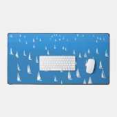 Zeilboten in diep blauw Zee - Regatta Sailships Bureaumat (Keyboard & Muis)