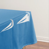 Zeilboten in diep blauw Zee - Regatta Sailships Tafelkleed (Voorbeeld)
