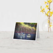 Zeilboten in een baai kaart (Gele Bloem)