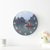 Zeilboten in Ha Long Bay - Vietnam, Azië Grote Klok (Huis)