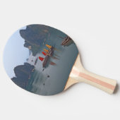 Zeilboten in Ha Long Bay - Vietnam, Azië Tafeltennisbatje (Zijkant)