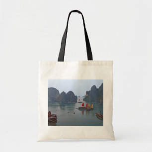 Zeilboten in Ha Long Bay - Vietnam, Azië Tote Bag