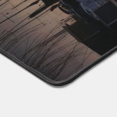 Zeilboten in haven met tegenlicht. bureaumat (Hoek)