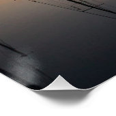 Zeilboten in haven met tegenlicht. perfect poster (Hoek)