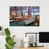 Zeilboten in het westen poster (Thuiskantoor)