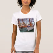 Zeilboten in het westen t-shirt (Voorkant)