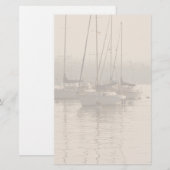 Zeilboten in Marina Stationery Briefpapier (Voorkant / Achterkant)