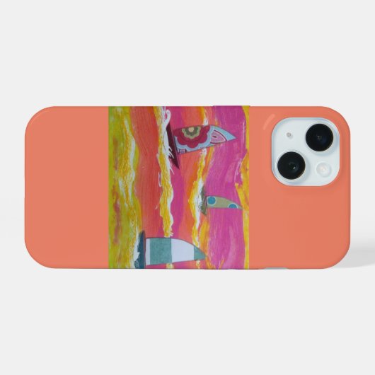 Zeilboten iPhone 15 Case (Achterkant horizontaal)