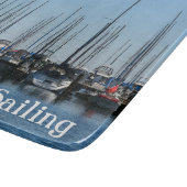 Zeilboten Kapitein's Ik zou liever zeilen Snijplank (Hoek)