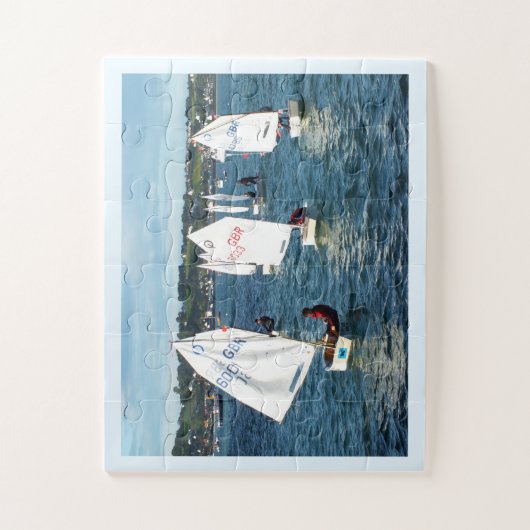 Zeilboten Legpuzzel (Verticaal)