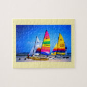 zeilboten legpuzzel (Horizontaal)