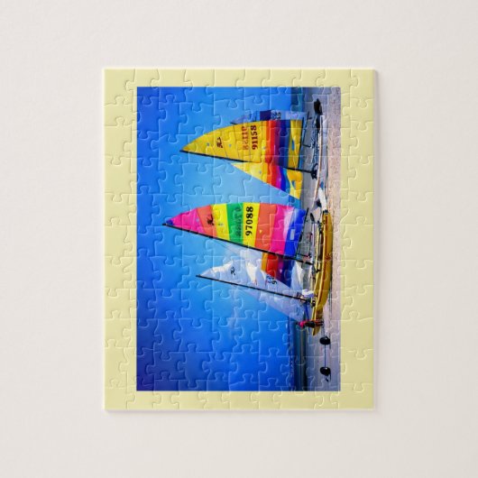 zeilboten legpuzzel (Verticaal)