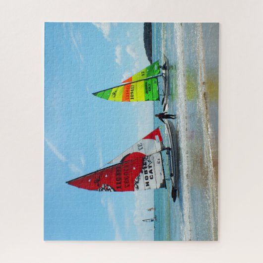 zeilboten legpuzzel (Verticaal)