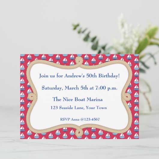 Zeilboten, Lijst van de helling, met uitzondering Kaart (Staand voorkant)