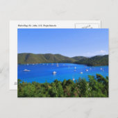 Zeilboten, Maho Bay, St. John, U.S.V.I. Briefkaart (Voorkant / Achterkant)