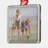 Zeilboten Metalen Ornament (Links)