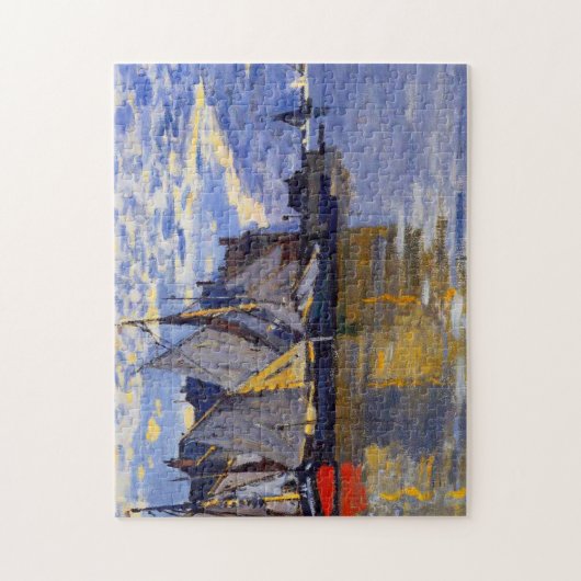 Zeilboten Monet Fine Art Legpuzzel (Verticaal)
