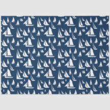 Zeilboten Nautical Navy Blue