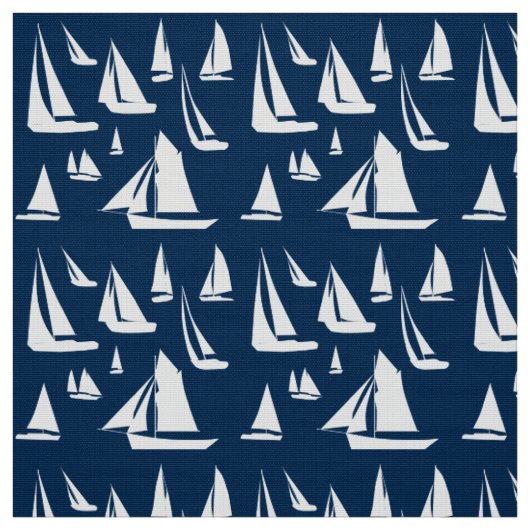 Zeilboten Nautisch vaartuig Stof (Swatch)