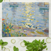 Zeilboten New England Zomer Theedoek (Gevouwen)