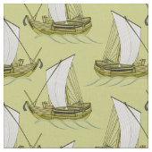 Zeilboten Ocean Green Stof (Close Up)