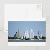 Zeilboten op 4 juli briefkaart (Voorkant / Achterkant)