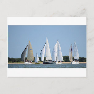 Zeilboten op 4 juli briefkaart