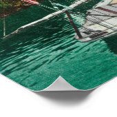 Zeilboten op de Napa-rivier de SceneNapa, CA Poster (Hoek)