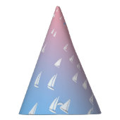 Zeilboten op de oceaan feesthoedjes (Rechts)