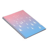 Zeilboten op de oceaan notitieboek (Rechterzijde)