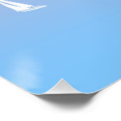 Zeilboten op de oceaan perfect poster (Hoek)