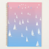 Zeilboten op de oceaan planner (Voorkant)
