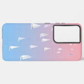 Zeilboten op de oceaan samsung galaxy hoesje (Linkerkant)