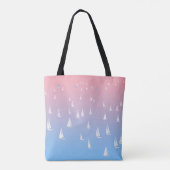 Zeilboten op de oceaan tote bag (Achterkant)