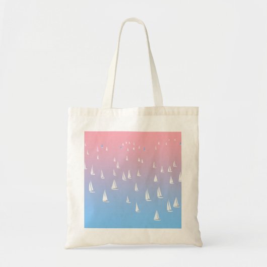 Zeilboten op de oceaan tote bag (Voorkant)