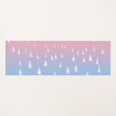 Zeilboten op de oceaan yogamat (Voorkant (horizontaal))