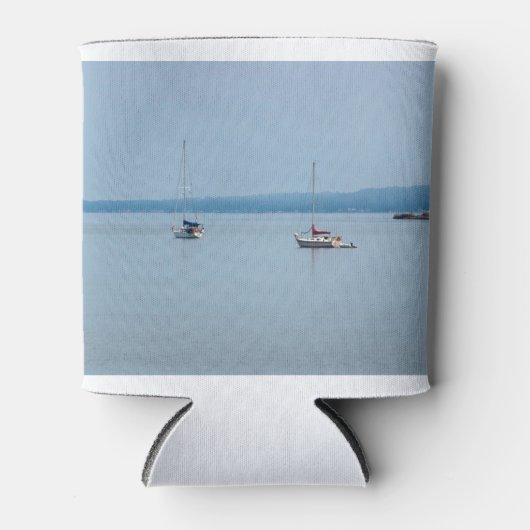 Zeilboten op de rivier blikjeskoeler (Voorkant)