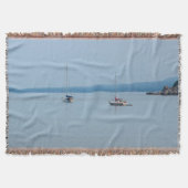 Zeilboten op de rivier deken (Voorkant)