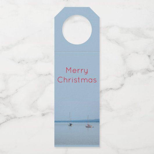 Zeilboten op de rivier flessenhanger (Voorkant)