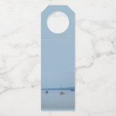 Zeilboten op de rivier flessenhanger (Achterkant)