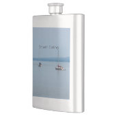 Zeilboten op de rivierfles flacon (Links)