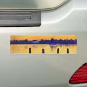 Zeilboten op de Schelde (België) Bumpersticker (Op auto)