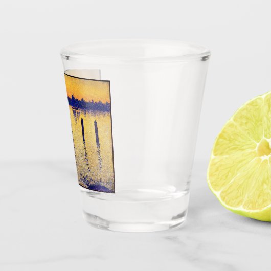 Zeilboten op de Schelde (België) Shot Glas (Rechts)