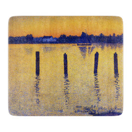 Zeilboten op de Schelde (België) Snijplank