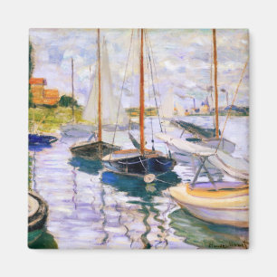 Zeilboten op de Seine bij Petit Claude Monet Magneet