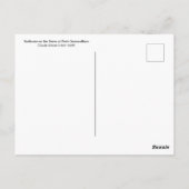 Zeilboten op de Seine Claude Monet Briefkaart (Achterkant)