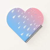 Zeilboten op het hart van de oceaan notitieboek (Achterkant)