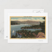 Zeilboten op het meer briefkaart (Voorkant / Achterkant)