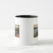 Zeilboten op het meer mok (Midden)