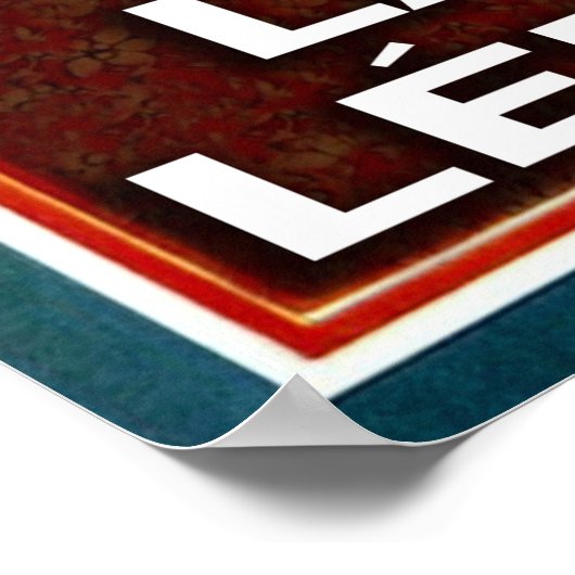 Zeilboten op het meer van Genève in Zwitserland Poster (Hoek)